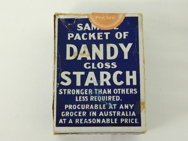 Box Sample Dandy Starch, circa mid to late 1900's