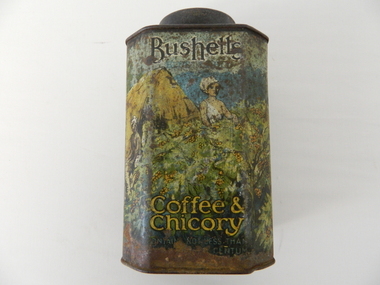 Tin Coffee and Chicory, circa mid to late 1900's