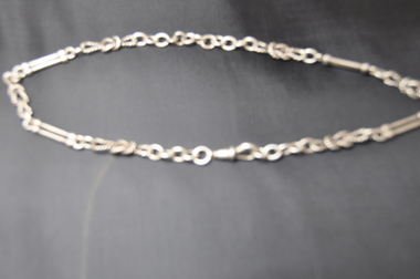 Necklace Silver Lover's Knot, circa late 1800's