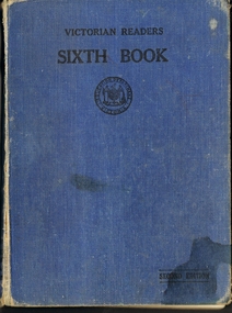 Book - English Reader, Victorian Readers Sixth Book, 1940