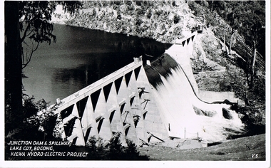 Postcard - Junction Dam - Circa 1950, Circa 1950