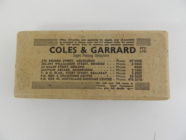 Box Spectacles, Circa 1960