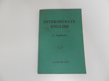 Book - English, Intermediate English, 1957