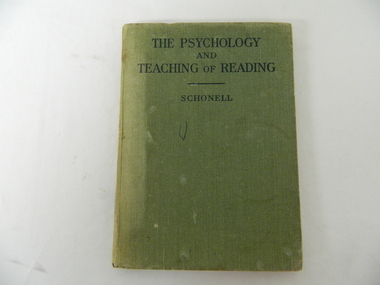 Book - Teacher Reference, Oliver and Boyd Ltd, The Psychology and Teaching of Reading, 1952