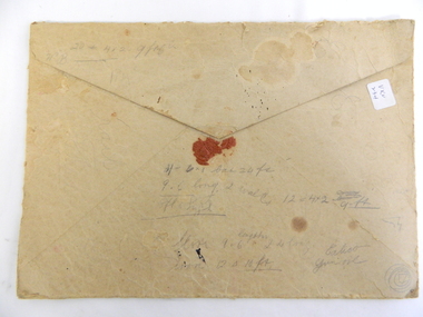Envelope - OHMS Examination Papers Only, 1916