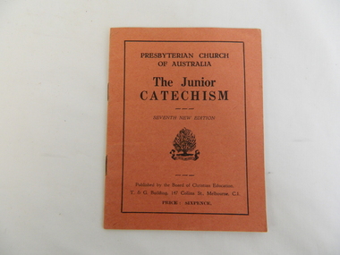 Book - Religious Education, The Junior Catechism