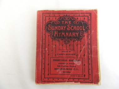 Book - Religious Education, The Sunday School Hymnary (2 copies)