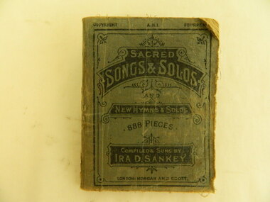 Book - Religious Education, Sacred Songs & Solos - Compiled & Sung by Ira D. Sankey