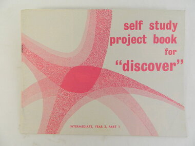 Book - Religious Education, Self Study Project book for 'discover'   x2, 1972