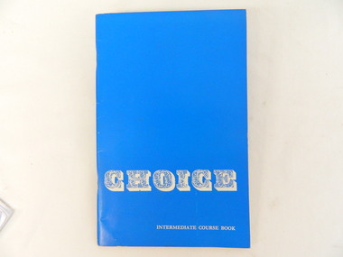 Book - Religious Education, Choice by June Wright, Robert Evans, 1970