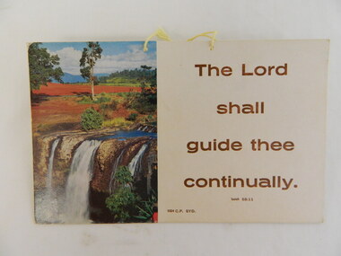 Card - Religious Award, The Lord shall guide thee continually