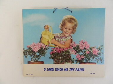 Card - Religious Award, "O Lord, Teach Me Thy paths"   x2