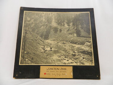Photo of Junction Dam - Kiewa Hydro Electric Scheme, Junction Dam, Kiewa Hydro Electric Scheme, Photo taken 10th Feb. 1940