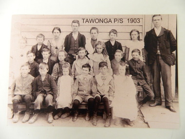 Photo - Copy of Tawonga Primary School 1903, Tawonga Primary School, 1903 - original