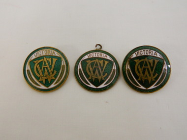 Badge - Country Women's Association of Victoria. x3