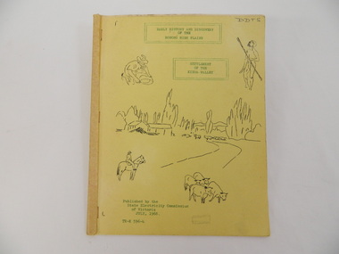 Book - Bogong High Plains x2, Early History and Discovery of the Bogong High Plains, 1968