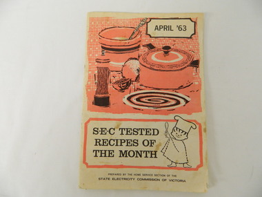 Book - S.E.C.V, S.E.C. Tested Recipes of the Month. April '63, April 1963