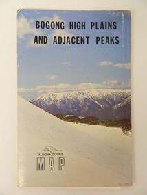 Map - Bogong High Plains & Adjacent Peaks x2, 1976