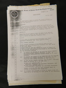Papers - History of Meals on Wheels in Mt Beauty