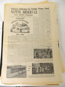 Newspapers - Alpine Observer, 1976,1977 & 1980
