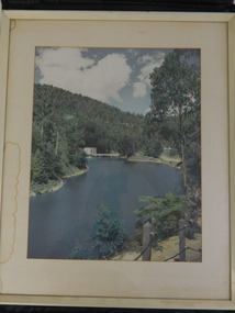 Framed photo - Clover Power Station and Dam