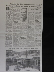 Newspaper Article Copy - Sale of Mt Beauty Town, 1960's