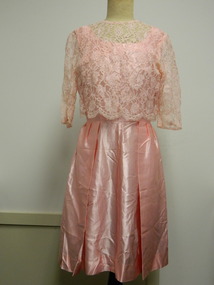 Dress - Pink Satin, c1960's