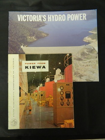 Booklets - Kiewa Hydro Electric Scheme, 1. "Power From Kiewa" and 2. "Victoria's Hydro Power", 1. Made in July 1968 and 2. Made in Aug. 1985