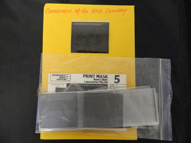 Photo Negatives of Cattlemen of the Bogong High Plains