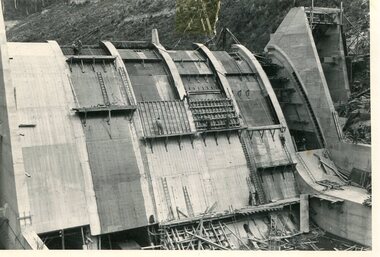 Photo - Junction Dam Construction, Circa 1940's