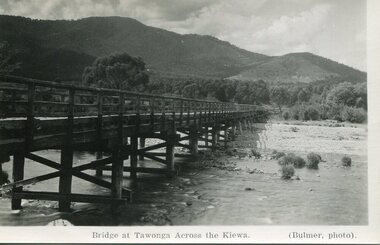 Photograph - Bridge at Tawonga 1936, 22/03/1936