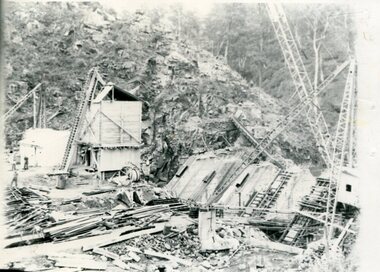 Photographs x 2 - Clover Dam, Circa 1940's