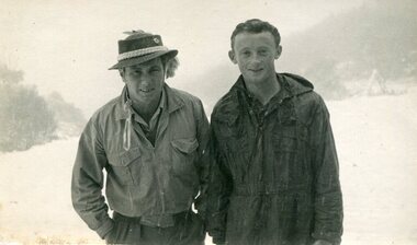 3 X photographs of early residents of the Kiewa Valley, 1. 1949-1950