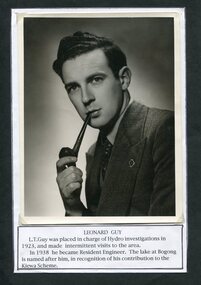 Photograph of Leonard Guy resident engineer for SECV