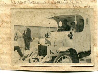 Photographs x 2- Halford truck, 1. 11/7/1972   2. Unknown