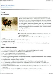 Printed material from the internet, with colour illustrations – History of the Birkebeiner Nordic Ski Club Inc, 14/01/2016