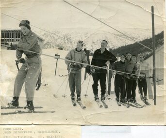 Photographs – Skiers at Falls Creek – Set of 10 black and white photographs