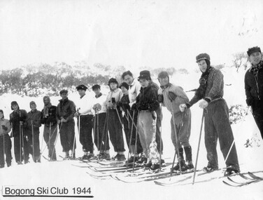 Photographs –Collection of 10 copies and original black and white photographs and printed articles relating to skiing on the Bogong High Plains