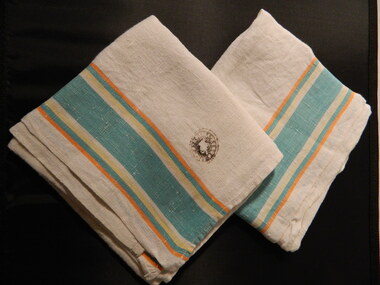 Tea Towels - Bogong Hotel x2 - Dorothy Anderson Collection, c1950's