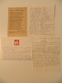 Letters - Dorothy Anderson Collection