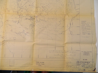 Plan - Kiewa Scheme General Plan 1958, S.E.C.V. Design & Construction Dept. Civil Branch, Dec. 1958