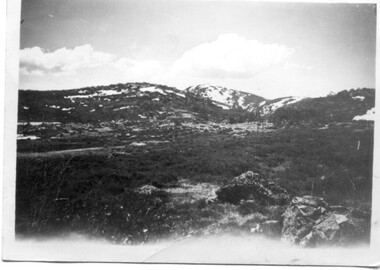 7 small black and white photographs of Pretty Valley, c1948