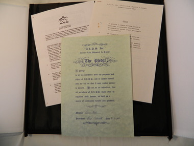 Papers - A.L.P.S, Kiewa Valley, Women's Service Club, 1996