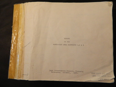 Report - Land Conservation Council x2, Land Conservation Council, Victoria Melbourne, April 1978, October 1974