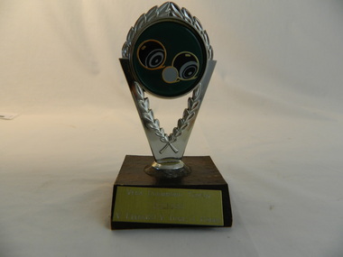 Trophies - Tawonga Bowling Club x2, 1.1986. 2. 1987