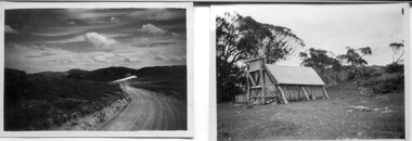 18 small black and white photographs of the Bogong High Plains, 1948