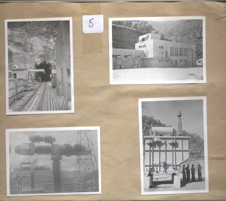 Sheets 5 and 6 of a set of 10 sheets of photographs of Kiewa, 1948 - 1950's