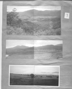 Sheets 7 and 8 of a set of 10 sheets of photographs of the Kiewa area, 1948 - 1950's