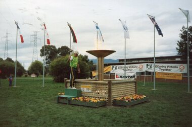 Photographs – Set of 21 colour photographs of the Opening Ceremony and commemorative  torch lighting to celebrate the first Official Hoppet race run at Falls Creek in 1991, 1991