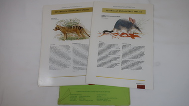 Papers - Australian Endangered Species, Australian Endangered Species by Australian National Parks & Wildlife Service